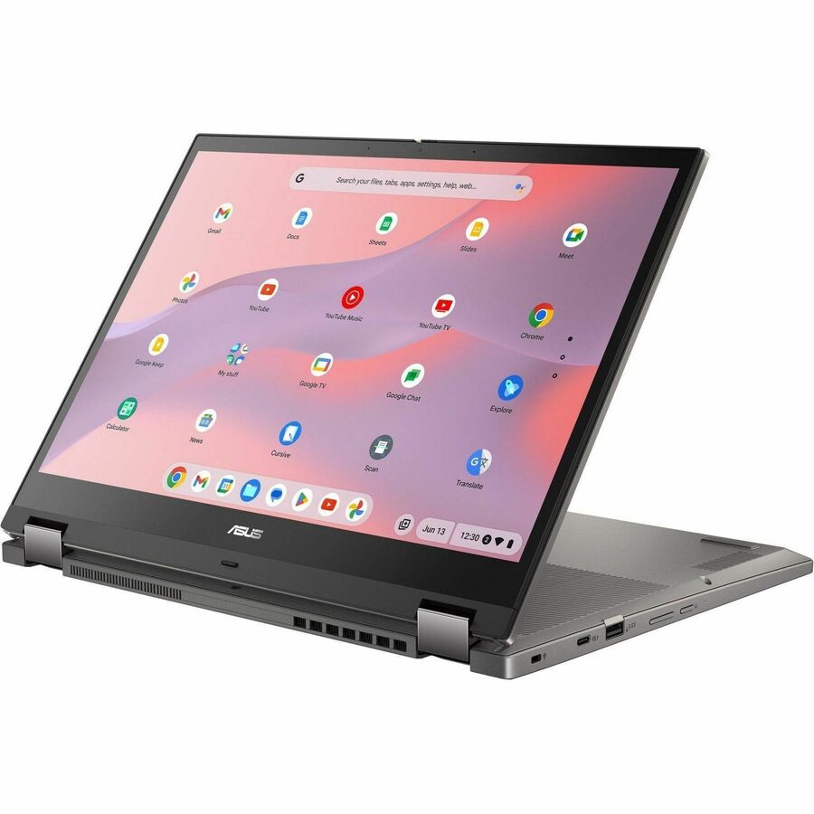 Asus Chromebook Flip CX3401 CX3401FBA-DS32T-CB 14" Touchscreen Convertible 2 in 1 Chromebook - WUXGA - Intel Core i3 12th Gen i3-1215U - 8 GB - 128 GB SSD - Zinc CX3401FBA-DS32T-CB