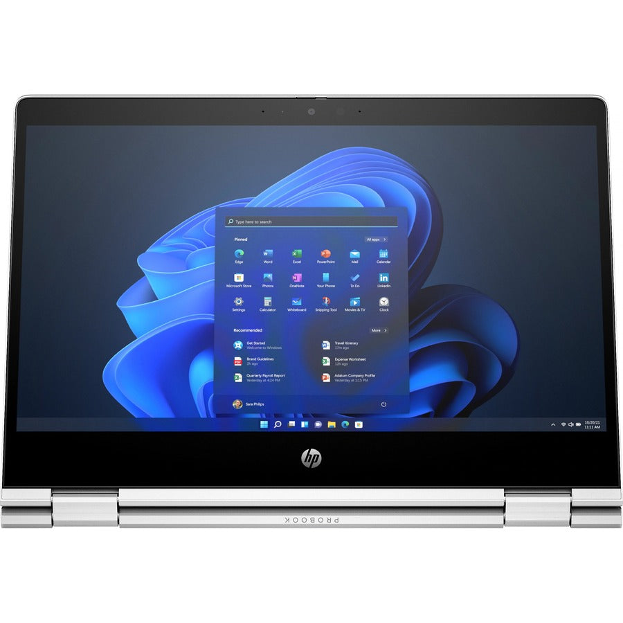 HP Pro x360 435 G10 13.3" Touchscreen Convertible 2 in 1 Notebook - Full HD - AMD Ryzen 7 7730U - 16 GB - 512 GB SSD - Pike Silver Aluminum 7P3C6UT#ABA