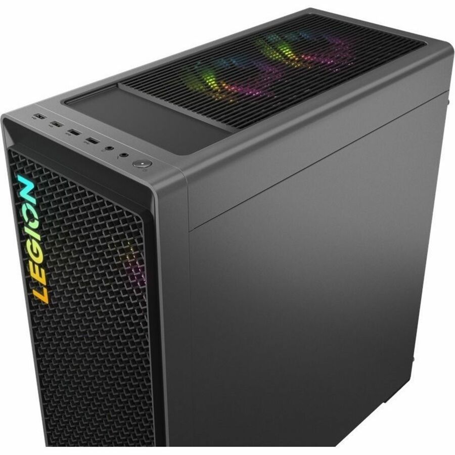 Lenovo Legion T7 34IRZ8 90V6000CUS Gaming Desktop Computer - Intel Core i9 13th Gen i9-13900KF - 32 GB - 1 TB SSD - Tower - Storm Gray 90V6000CUS