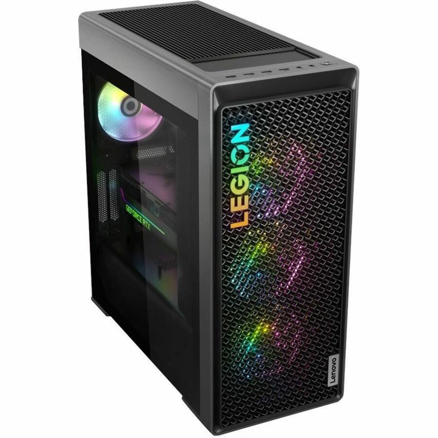 Lenovo Legion T7 34IRZ8 90V6000CUS Gaming Desktop Computer - Intel Core i9 13th Gen i9-13900KF - 32 GB - 1 TB SSD - Tower - Storm Gray 90V6000CUS