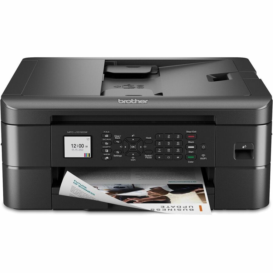 Brother MFC-J1012DW Wireless Inkjet Multifunction Printer - Color MFCJ1012DW