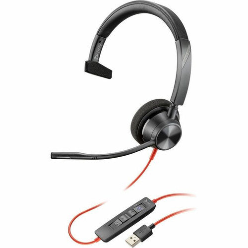 Poly Blackwire 3310 Microsoft Teams Certified USB-A Headset 767F6AA