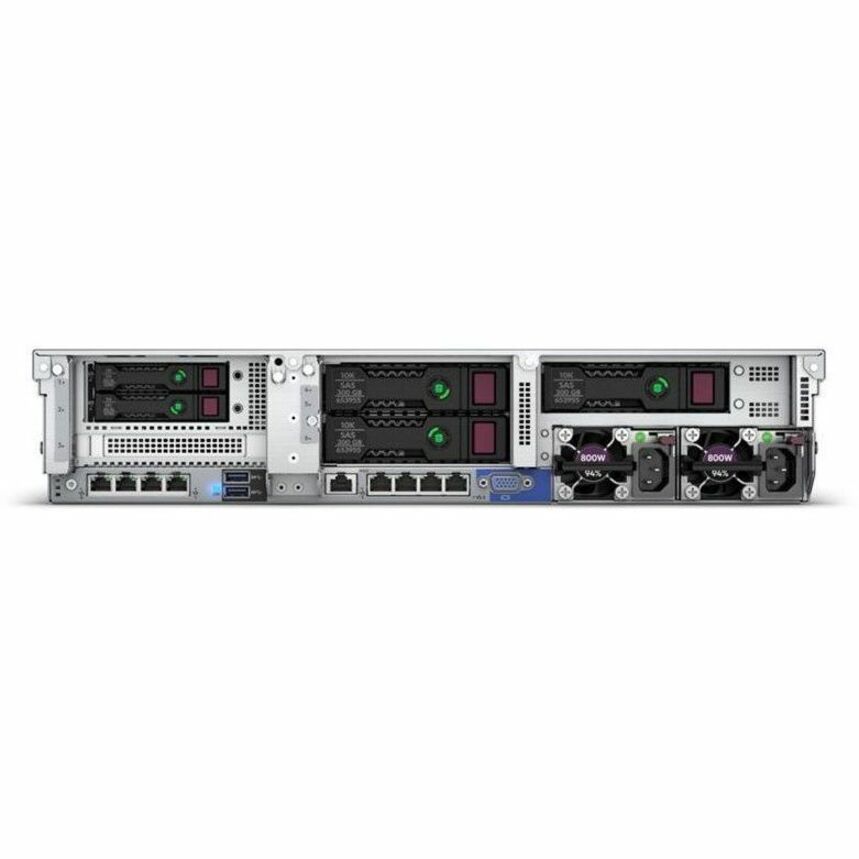 HPE ProLiant DL380 G10 2U Rack Server - 1 x Intel Xeon Gold 5218 2.30 GHz - 192 GB RAM - 960 GB SSD - (2 x 480GB) SSD Configuration - 12Gb/s SAS, Serial ATA Controller P63680-B21