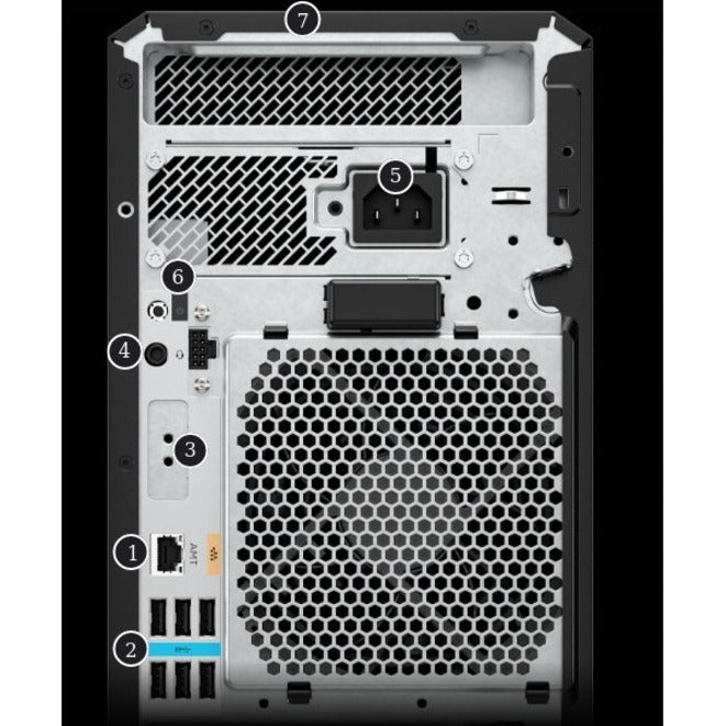 HP Z4 G5 Workstation - 1 x Intel Xeon w3-2425 - vPro Technology - 16 GB - 512 GB SSD - Tower - Black 7X9F5UT#ABA