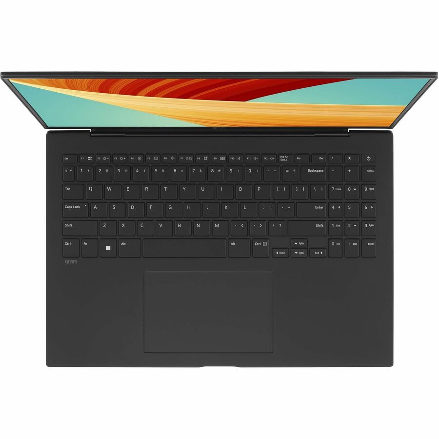 LG gram 16Z90R-K.AA75A9 16" Notebook - WQXGA - Intel Core i7 13th Gen i7-1360P - Intel Evo Platform - 16 GB - 512 GB SSD - English, French Keyboard - Obsidian Black 16Z90R-K.AA75A9