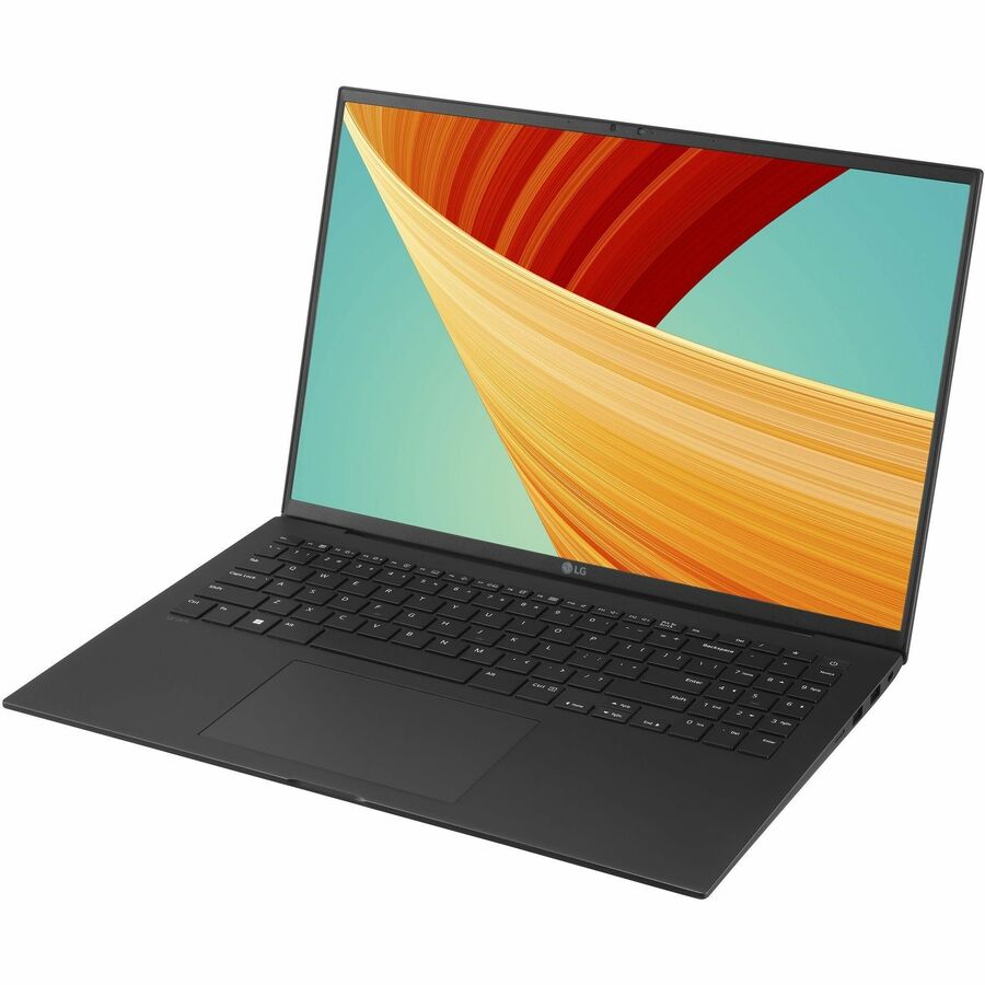 LG gram 16Z90R-K.AA75A9 16" Notebook - WQXGA - Intel Core i7 13th Gen i7-1360P - Intel Evo Platform - 16 GB - 512 GB SSD - English, French Keyboard - Obsidian Black 16Z90R-K.AA75A9