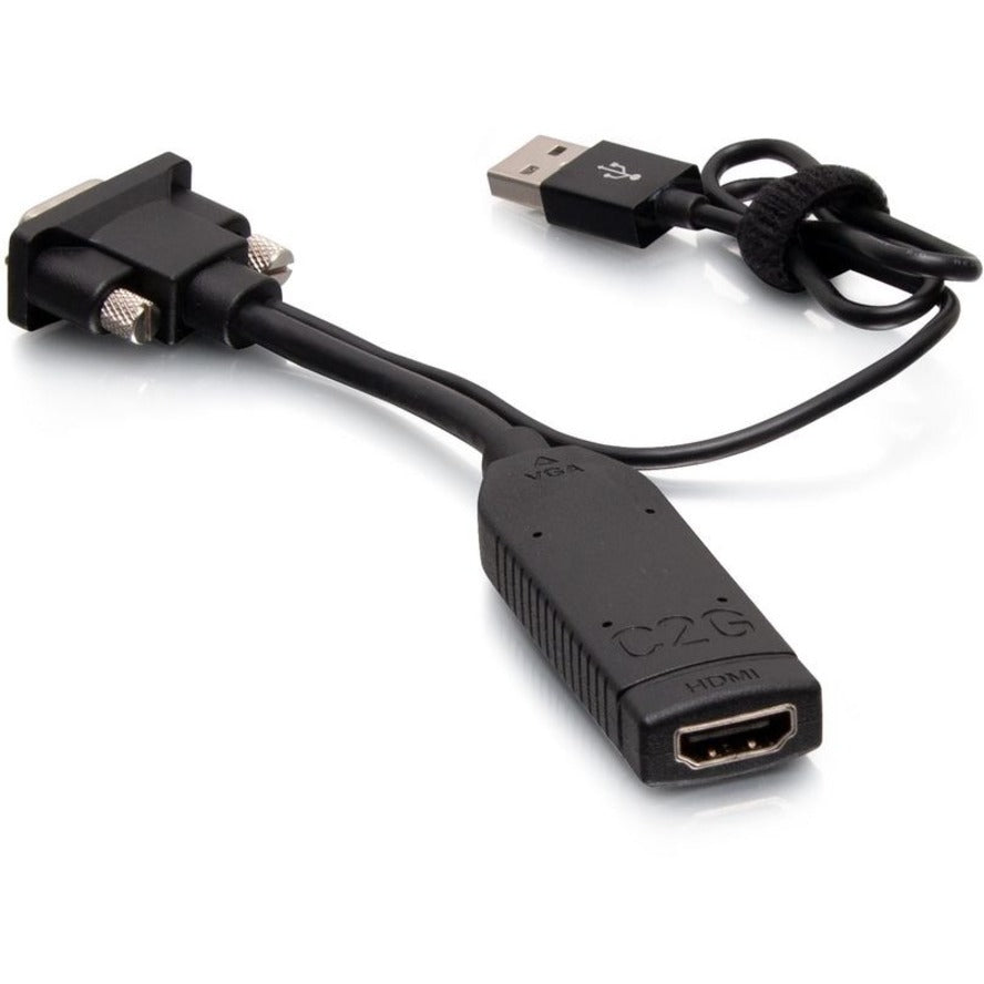 C2G VGA to HDMI Dongle Adapter Converter - M/F C2G30037