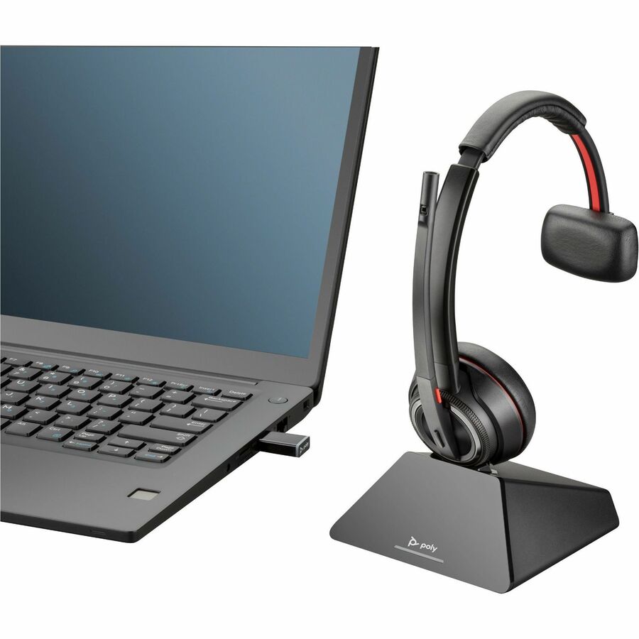 HP Savi 8210 UC DECT 1920-1930 MHz USB-A Headset 77T29AA#ABA