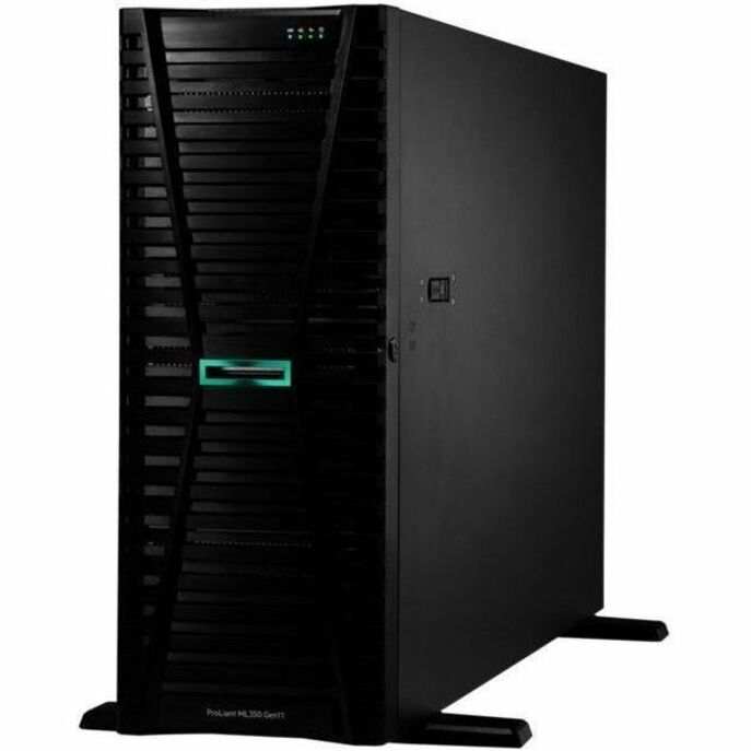 HPE ProLiant ML350 G11 4U Tower Server - 1 x Intel Xeon Silver 4410Y 2 GHz - 32 GB RAM - Serial Attached SCSI (SAS), Serial ATA Controller P53564-001