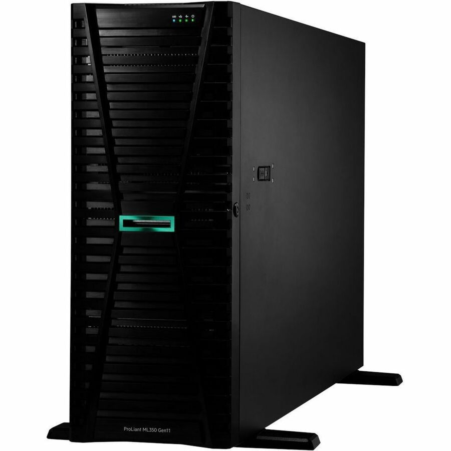 HPE ProLiant ML350 G11 4U Tower Server - 1 x Intel Xeon Silver 4416+ 2 GHz - 32 GB RAM - Serial ATA, Serial Attached SCSI (SAS) Controller P53568-001