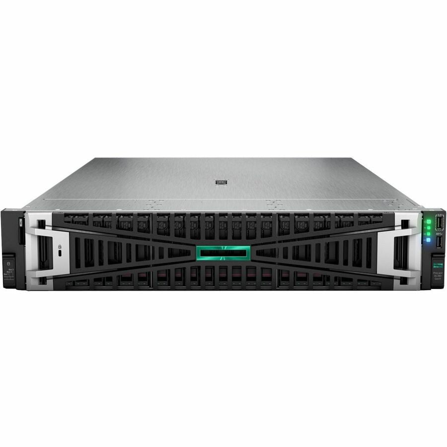 HPE ProLiant DL380 G11 2U Rack Server - 1 x Intel Xeon Silver 4410Y 2 GHz - 32 GB RAM - 12Gb/s SAS Controller P52560-B21