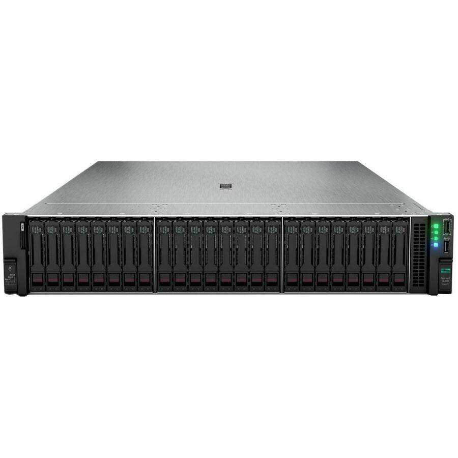 HPE ProLiant DL380 G11 2U Rack Server - 1 x Intel Xeon Silver 4410Y 2 GHz - 32 GB RAM - 12Gb/s SAS Controller P52560-B21