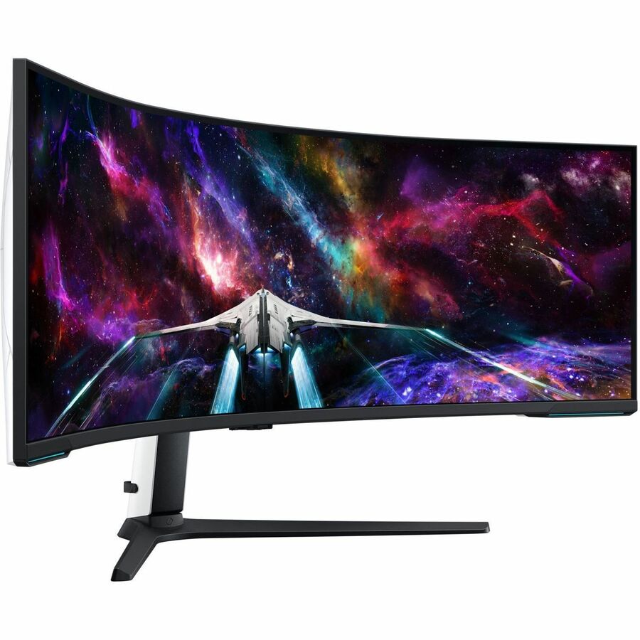 Samsung Odyssey Neo G9 S57CG952NN 57" Class DUHD Curved Screen Gaming LED Monitor - 32:9 - Black, White LS57CG952NNXZA