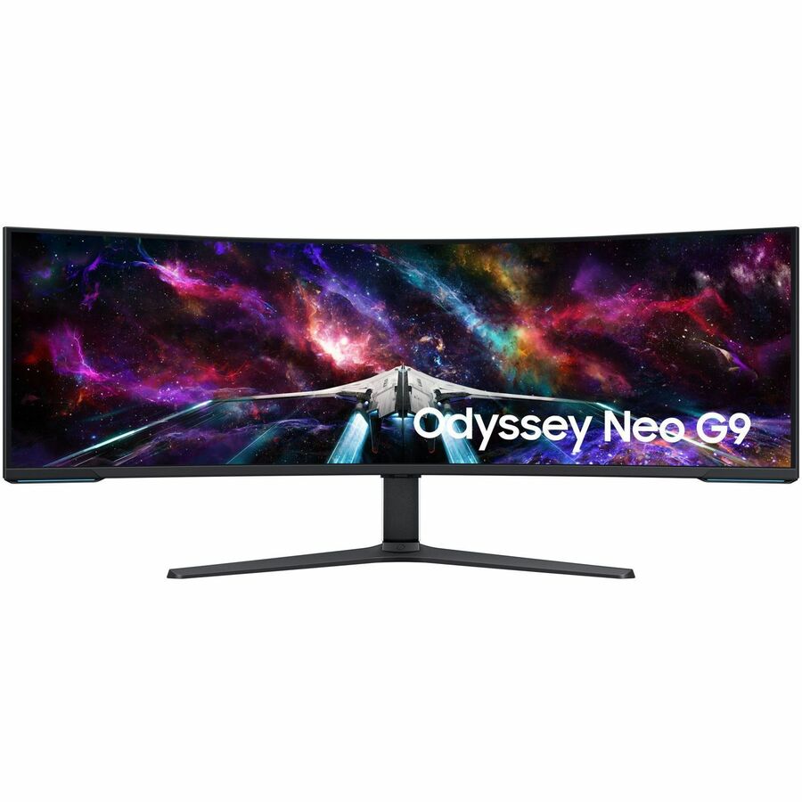 Samsung Odyssey Neo G9 S57CG952NN 57" Class DUHD Curved Screen Gaming LED Monitor - 32:9 - Black, White LS57CG952NNXZA