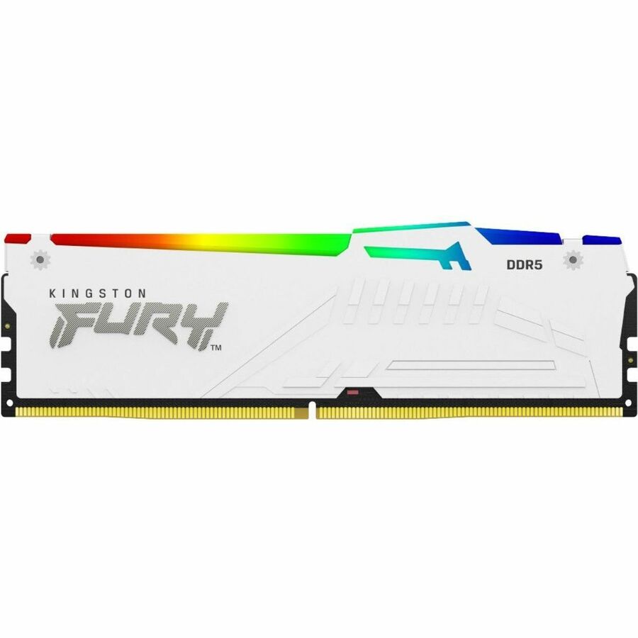 Kingston 64GB (4x16GB) DDR5 5600MT/s CL40 FURY Beast White RGB XMP KF556C40BWAK4-64