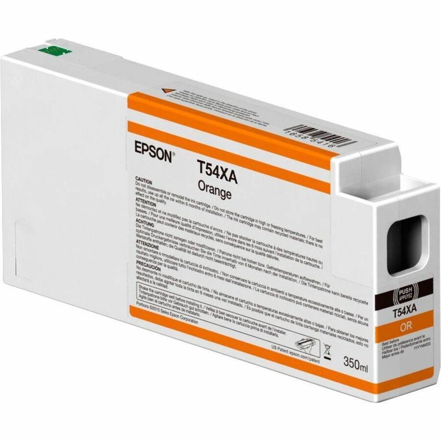 Epson UltraChrome HDX/HD T54XA00 Original Inkjet Ink Cartridge - Single Pack - Orange - 1 Pack T54XA00