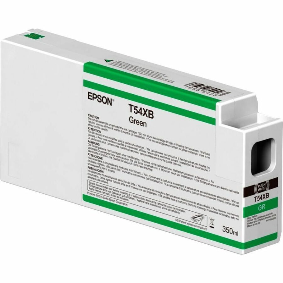 Epson UltraChrome HDX/HD T54XB00 Original Inkjet Ink Cartridge - Single Pack - Green - 1 Pack T54XB00