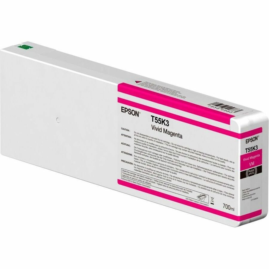 Epson UltraChrome HD Original Inkjet Ink Cartridge - Single Pack - Vivid Magenta - 1 Pack T55K300