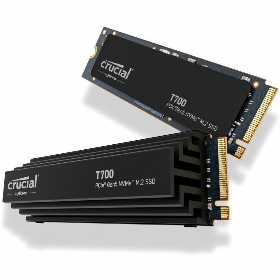 Crucial T700 CT4000T700SSD5 4 TB Solid State Drive - M.2 2280 Internal - PCI Express NVMe (PCI Express NVMe 5.0 x4) CT4000T700SSD5