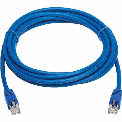 Câble Ethernet Tripp Lite by Eaton Cat8 40G SSTP sans accroc (RJ45 M/M), PoE, bleu, 12 pi (3,7 m) N272-F12-BL