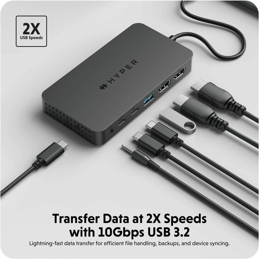 Hyper HyperDrive Next Dual 4K HDMI 7 Port USB-C Hub HD7002GL