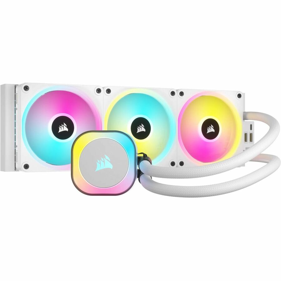 Corsair iCUE LINK H150i RGB AIO Liquid CPU Cooler - White CW-9061006-WW