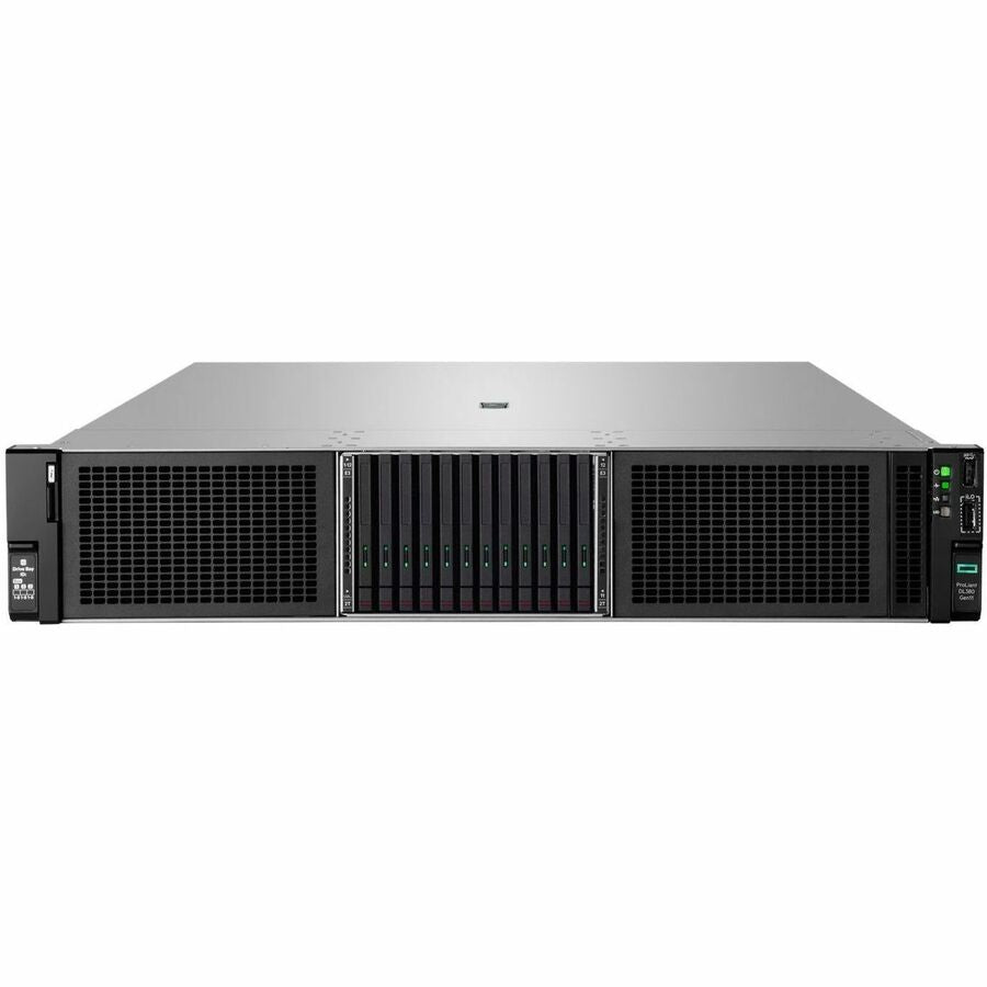 HPE ProLiant DL380 Gen11 Intel Xeon-G 6426Y 16-Core (2.50GHz 37.50MB) 32GB (1 x 32GB) PC5-4800B RDIMM 8 x Hot Plug 2.5in Small Form Factor x1 Tri-Mode Basic Carrier MR408i-o No Optical 800W 3 Year Next Business Day Warranty P60637-B21