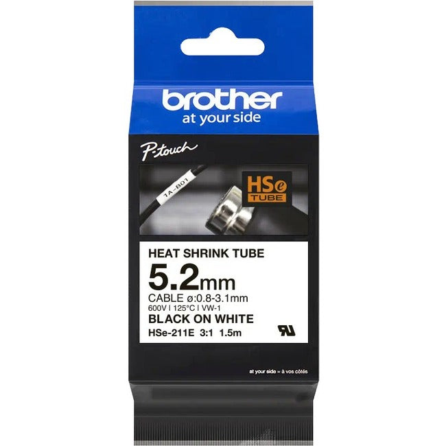 Brother HSe Wire & Cable Label HSE211E