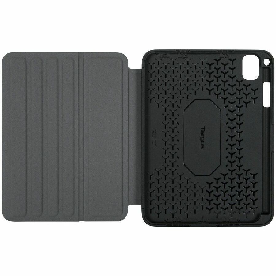 Targus Click-In THZ912GL Rugged Carrying Case (Folio) for 8.3" Apple iPad mini (6th Generation) Tablet - Black THZ912GL