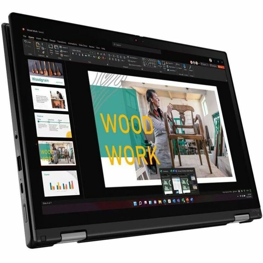 Lenovo ThinkPad L13 Yoga Gen 4 21FJ002CUS 13.3" Touchscreen Convertible 2 in 1 Notebook - WUXGA - Intel Core i5 13th Gen i5-1335U - 16 GB - 512 GB SSD - English Keyboard - Thunder Black 21FJ002CUS