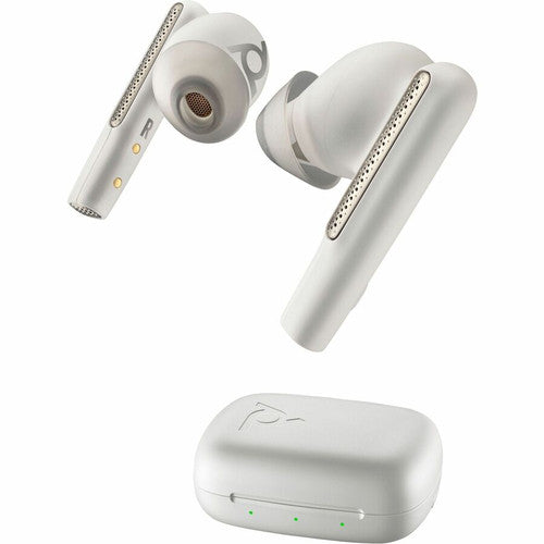 Écouteurs Poly Voyager Free 60 UC M White Sand + adaptateur BT700 USB-A + étui de charge de base 7Y8L5AA