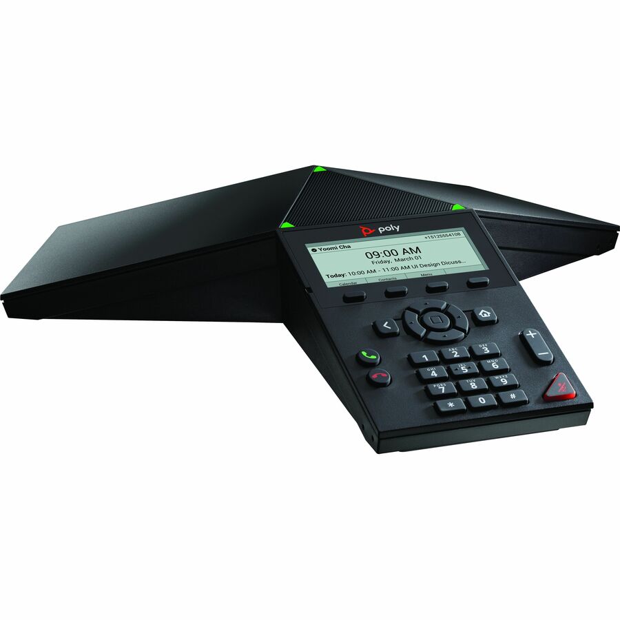 Poly Trio 8300 IP Conference Station - Corded/Cordless - Wi-Fi, Bluetooth - Black - TAA Compliant 84C20AA#ABA