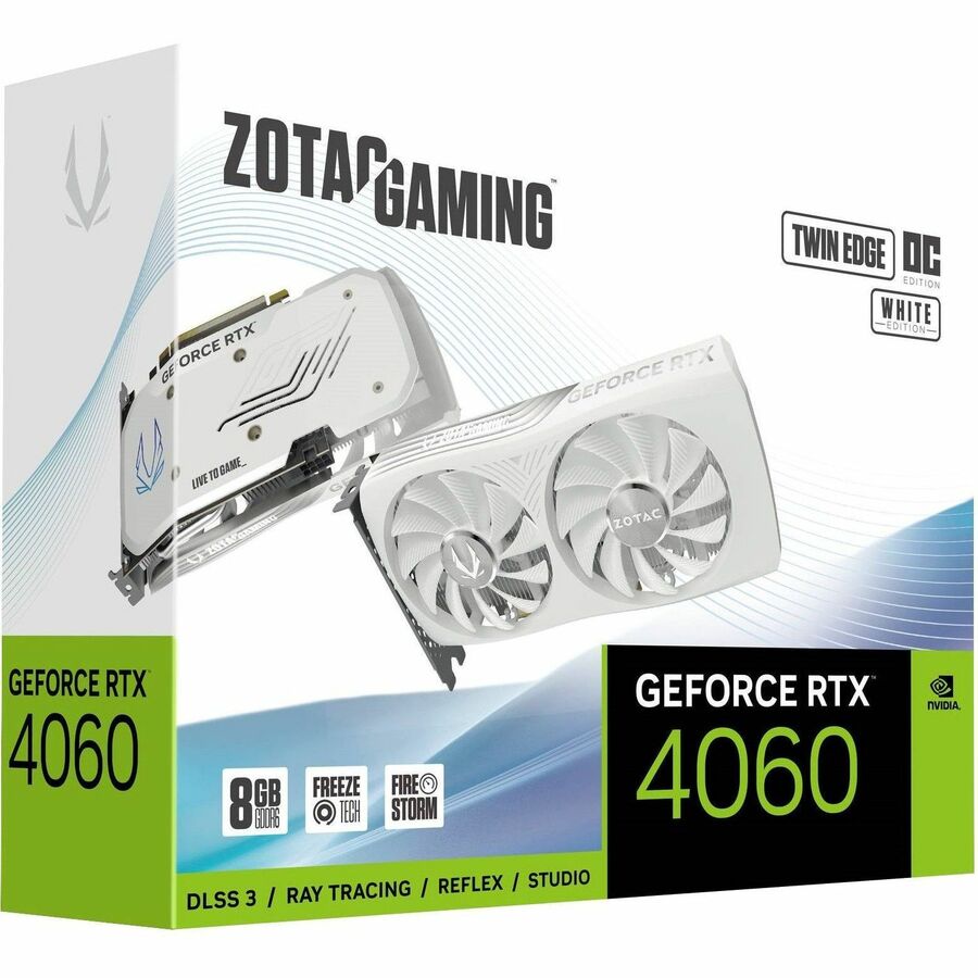 Zotac NVIDIA GeForce RTX 4060 Graphic Card - 8 GB GDDR6 ZT-D40600Q-10M