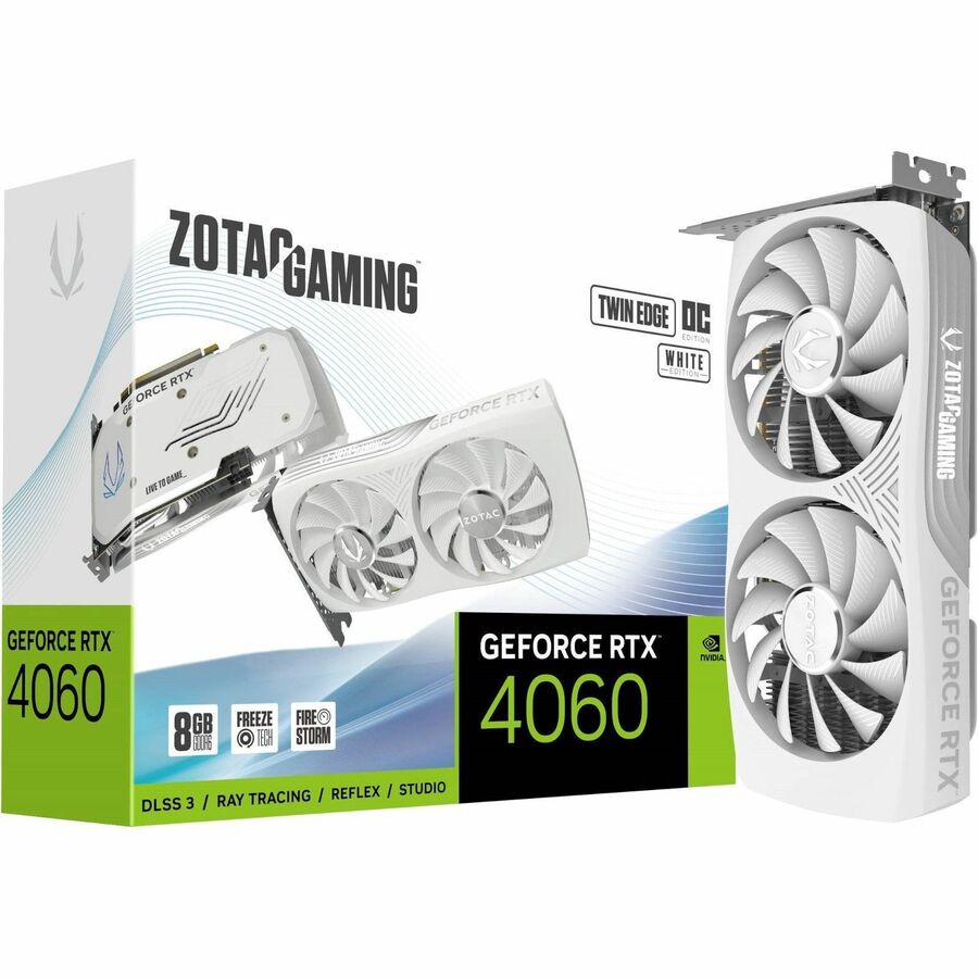 Zotac NVIDIA GeForce RTX 4060 Graphic Card - 8 GB GDDR6 ZT-D40600Q-10M