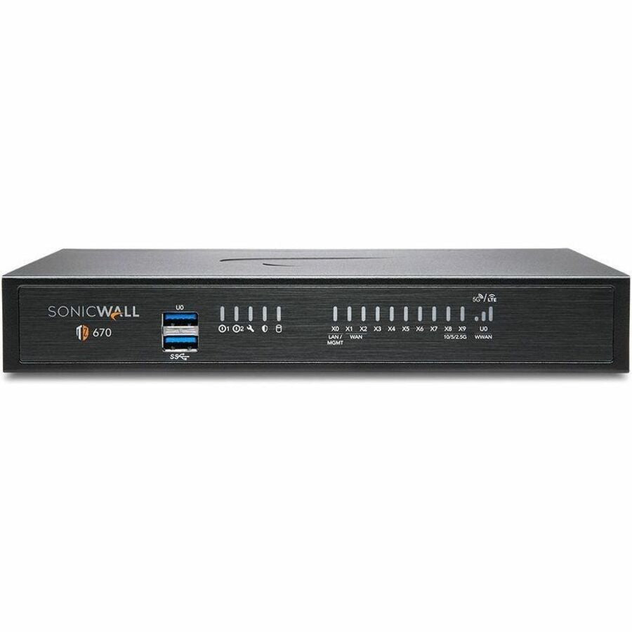 SonicWall TZ670 Network Security/Firewall Appliance 03-SSC-1254