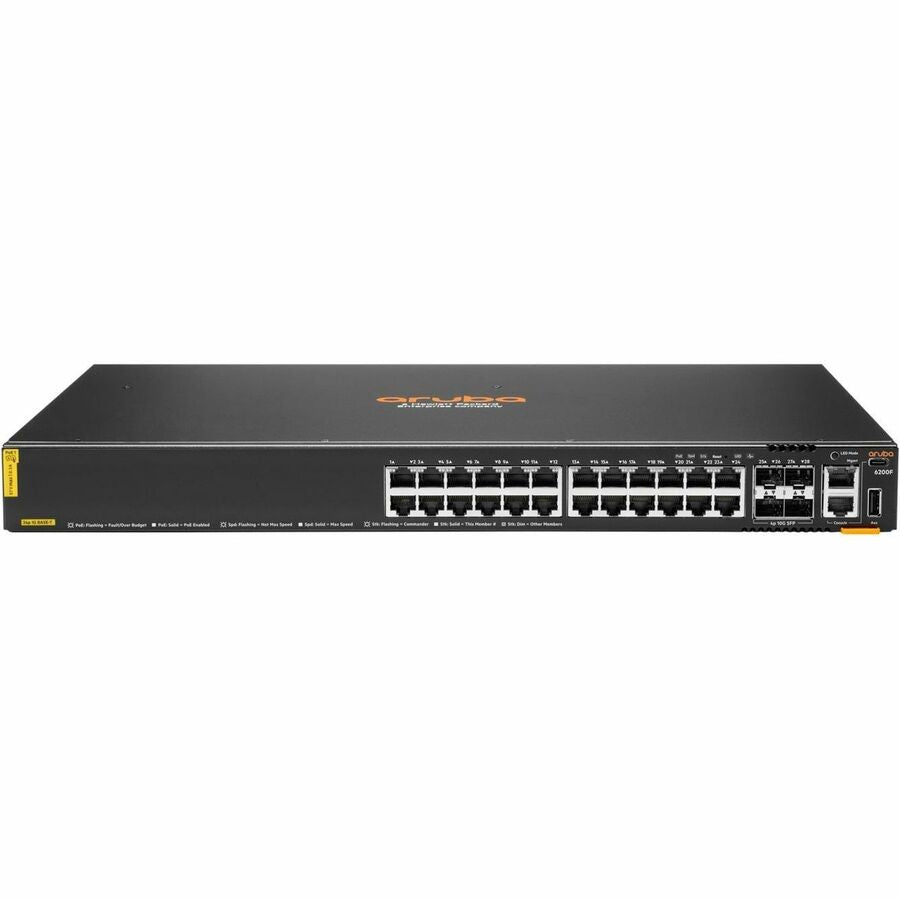 Aruba CX 6200F 24G Class 4 PoE 4SFP+ 370W Switch JL725B