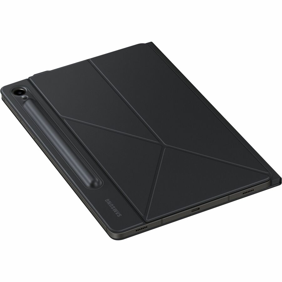 Samsung Carrying Case (Book Fold) Samsung Galaxy Tab S9 Tablet - Black EF-BX710PBEGCA