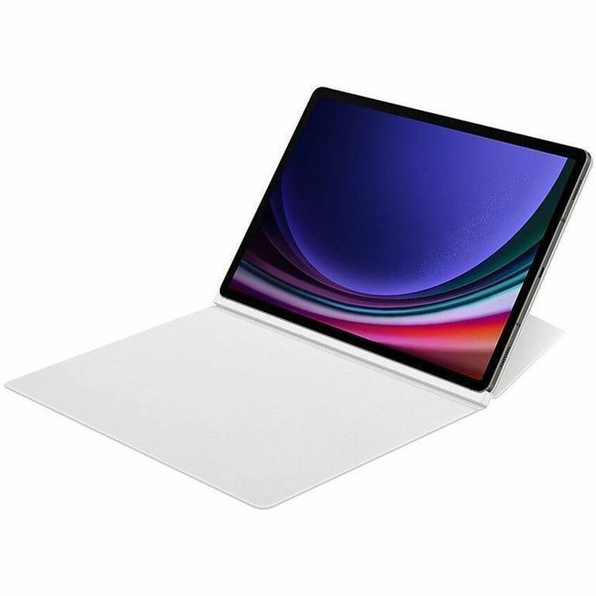 Samsung Smart Carrying Case (Book Fold) Samsung Galaxy Tab S9+ Tablet - White EF-BX810PWEGCA