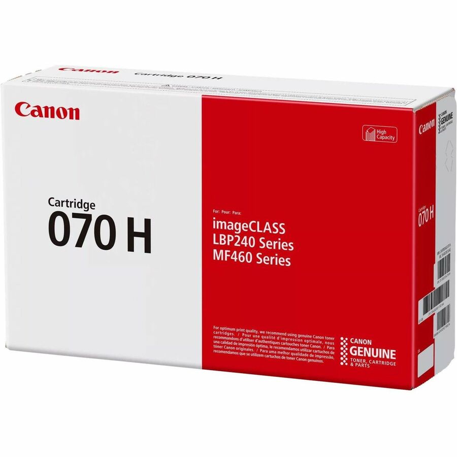 Canon 070H Original High Yield Laser Toner Cartridge - Black - 1 Pack 5640C001