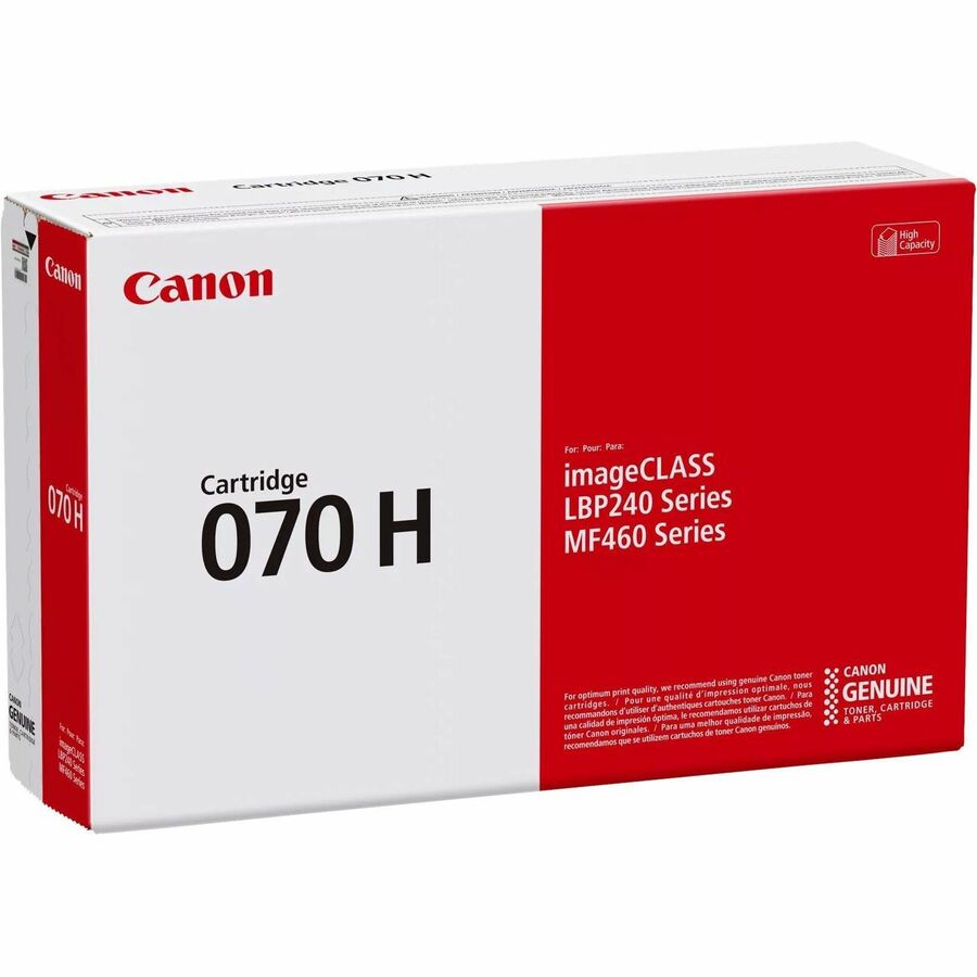 Canon 070H Original High Yield Laser Toner Cartridge - Black - 1 Pack 5640C001