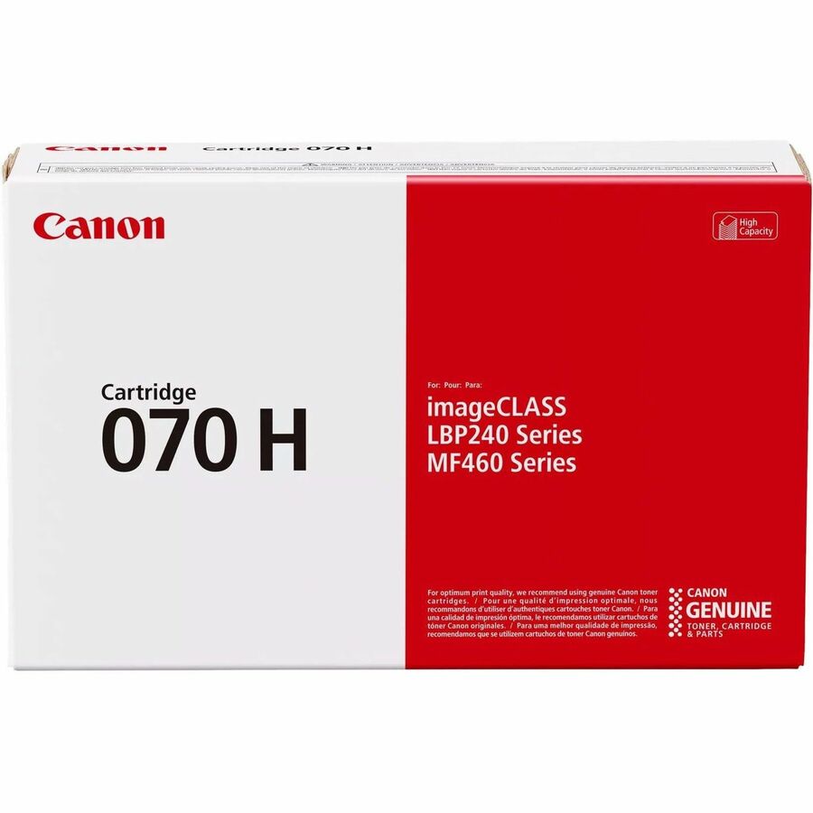 Canon 070H Original High Yield Laser Toner Cartridge - Black - 1 Pack 5640C001