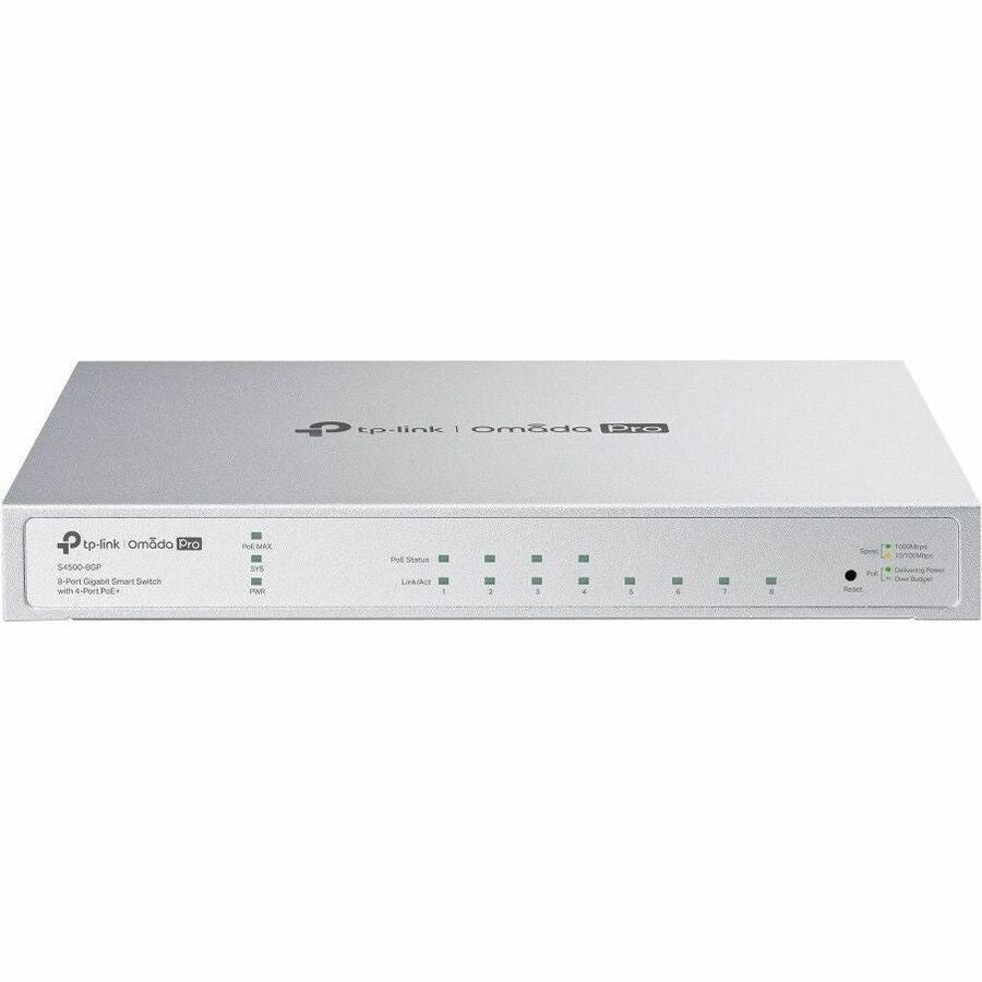 TP-Link Omada Pro 8-Port Gigabit Smart Switch with 4-Port PoE+ S4500-8GP