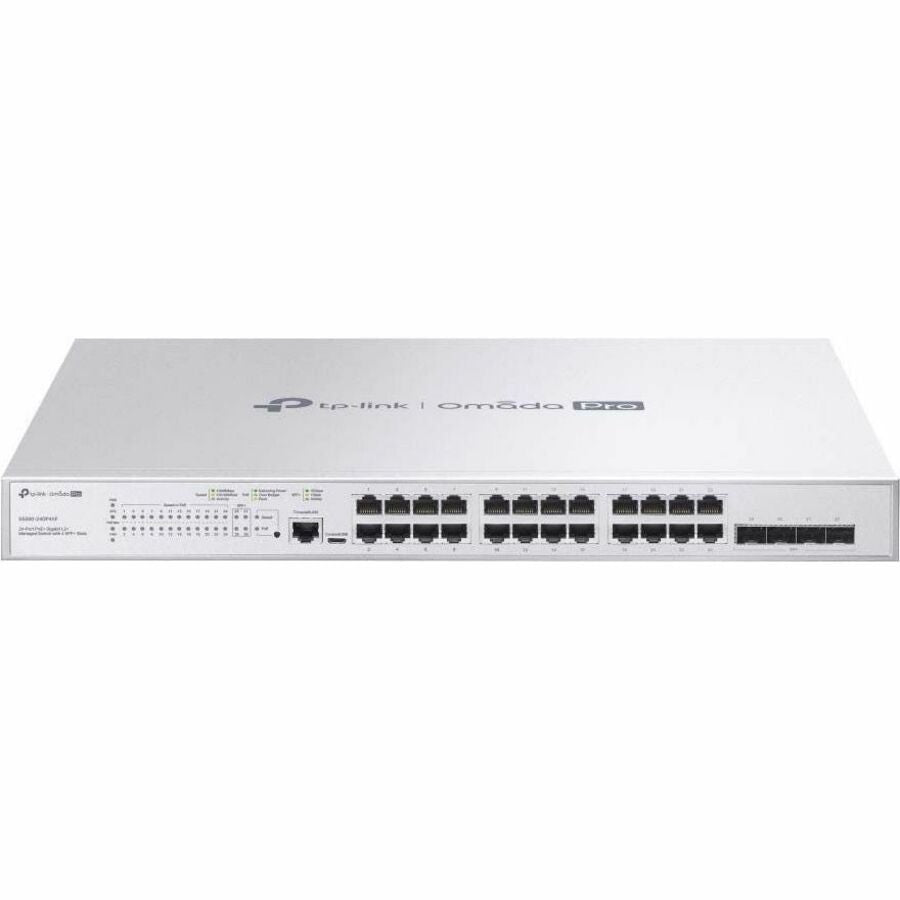 TP-Link Omada Pro 24-Port PoE+ Gigabit L2+ Managed Switch with 4 SFP+ Slots S5500-24GP4XF