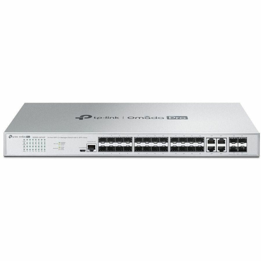 TP-Link Omada Pro 24-Port SFP L2+ Managed Switch with 4 SFP+ Slots S5500-24F4XF