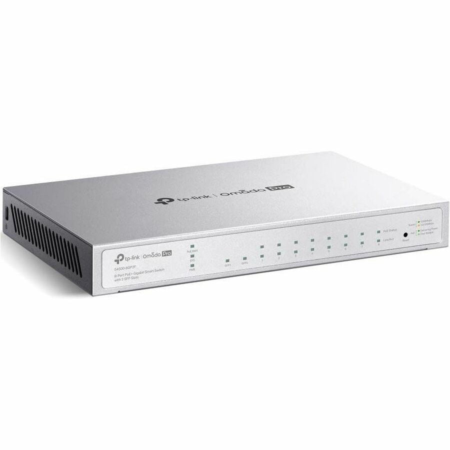 TP-Link Omada Pro 8-Port PoE+ Gigabit Smart Switch with 2 SFP Slots S4500-8GP2F