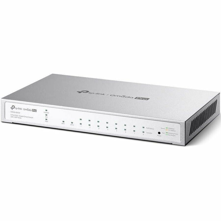 TP-Link Omada Pro 8-Port PoE+ Gigabit Smart Switch with 2 SFP Slots S4500-8GP2F