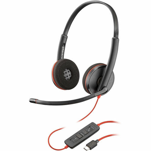 Casque Poly Blackwire C3220 USB-C + étui de transport TAA (en vrac) 8M3U6A6#ABA