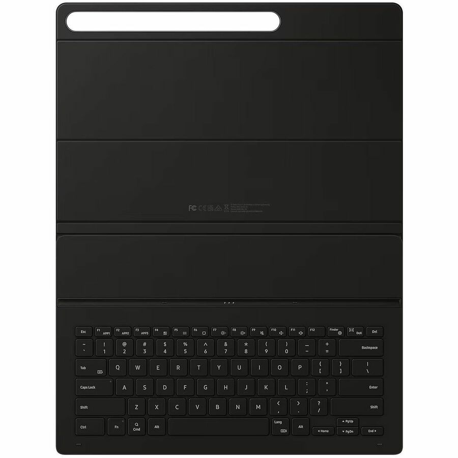 Samsung Keyboard/Cover Case (Book Fold) Samsung Galaxy Tab S9 Ultra Tablet, Stylus - Black EF-DX910BBEGCA