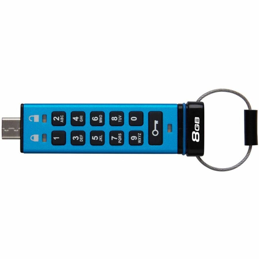 IronKey Keypad 200 8GB USB 3.2 (Gen 1) Type C Flash Drive IKKP200C/8GB