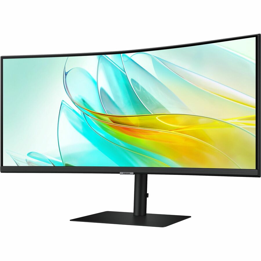 Samsung ViewFinity S6 S34C654UAN 34" Class UW-QHD Curved Screen LCD Monitor - 21:9 - Black LS34C654UANXGO